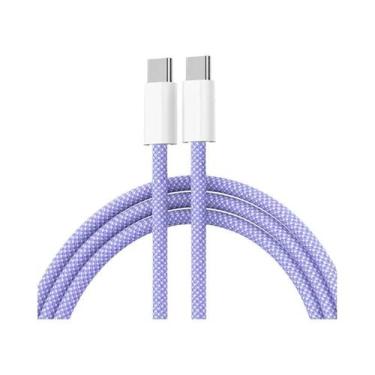 Imagem de Cabo De Carregamento Rápido Tipo C Para Tipo C Para iPhone 15 16 Huawe