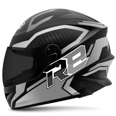 Imagem de Capacete Fechado Pro Tork R8 Air Fosco Vis. Fume, GRAFITE VISEIRA FUME