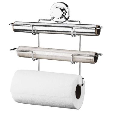 Imagem de Suporte Para Rolos E papel Toalha Fixação A Vácuo Future