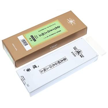 Imagem de Suehiro Rika 5000-DN sem base, pedra de amolar de acabamento #5000, branca, cerâmica, 206 x 73 x 23 mm