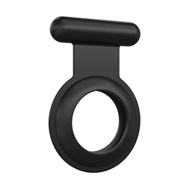 Imagem de SFNTION Compatível com capa de silicone macio AirTag, suporte de capa antiperda invisível para crianças idosas roupas compatíveis com Apple AirTag GPS itens achadores acessórios