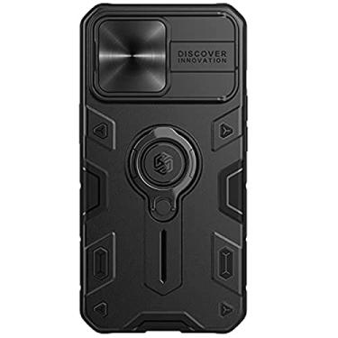 Imagem de Capa Anti Impacto Nillkin Modelo Camshield Armor Compatível Com iPhone 13 Pro (6.1 Pol) (Preto)