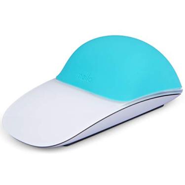 Imagem de ELEMENTING Almofada de silicone Mello compatível com Apple Magic Mouse 1 e 2 (azul gelo)