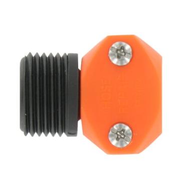 Imagem de Valterra A01-0050VP Fixador de mangueira com rosca de mangueira macho, laranja