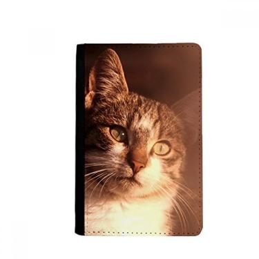 Imagem de Animal Sentimental Cat Simpol Shoot Passaporte Carteira Notecase Burse Carteira Carteira Carteira Carteira Carteira Carteira Carteira