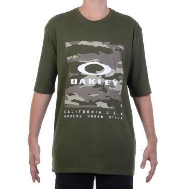 Imagem de Camiseta Oakley D.N.A Oversized Tee Masculina Verde
