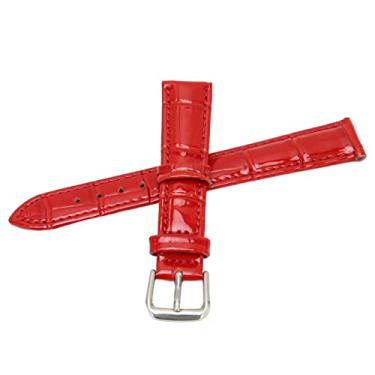 Imagem de Pulseira de relógio, pulseira de relógio universal com fivela de pinos preciso liga de ilhós para casa para loja de relógios(vermelho)