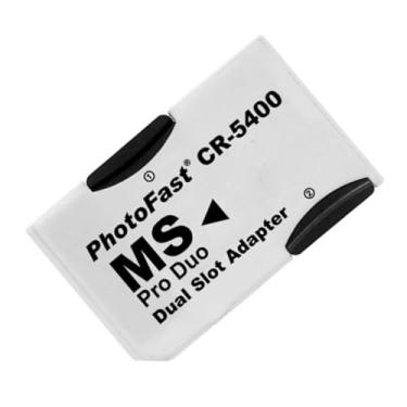 Imagem de Adaptador CR-5400 MicroSD/TF para MS PRO Duo, converte 2 cartões microSDHC (TF) em cartões MS Pro Duo