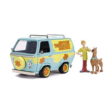 Imagem de MINIATURA VAN MYSTERY MACHINE SCOOBY DOO COM BONECO 1/24