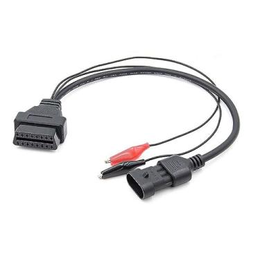 Imagem de E-Car Connection OBD OBD2 3 pinos para equipamentos de reparo de carro 16 pinos, conector, ferramenta de diagnóstico, cabo de extensão de carro detecção para Fiat Alfa Romeo Lancia