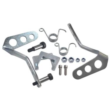 Imagem de SJVLXHI Kit de pedal resistente para Go Kart Silver