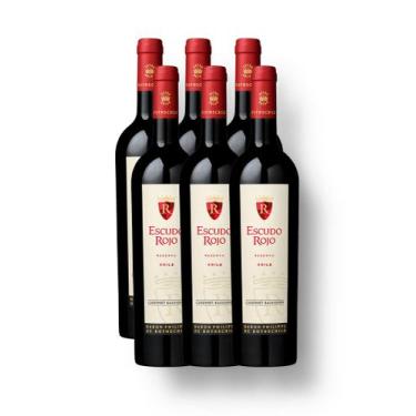 Imagem de Vinho Tinto Escudo Rojo Cabernet Sauvignon Chile 750ml 6 Unidades