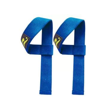 Imagem de Faixa Real Strap Realtex Fita De Pulso Suporte Mão Acadêmia, Azul
