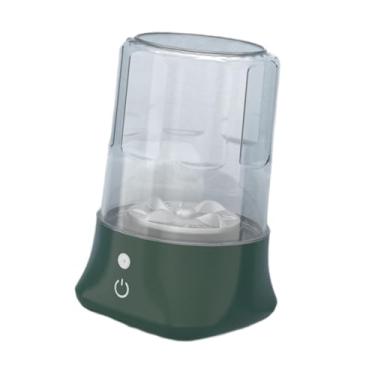 Imagem de IEUDNS Máquina de lavar roupa portátil, limpeza rápida, recarregável, leve, pequena, 1l, para apartamento, rv, dormitório, meias, roupa íntima, Verde