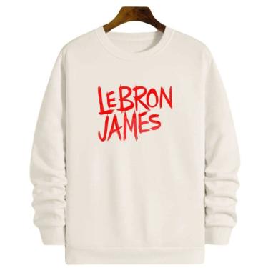 Imagem de Blusa Moletom Gola Basquete Logo Lebron James Basketball