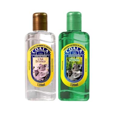 Imagem de Kit de Limpadores Perfumados de Ambientes - Chá Branco e Alecrim 120ml cada - Coala Essências - Frescor e Limpeza para Todos os Ambientes