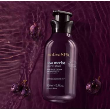 Imagem de Loção Nutritiva Desodorante Nativa Spa Uva Merlot 400ml - O boticário
