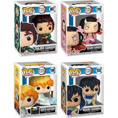 Imagem de COMBO 4 Bonecos FUNKO POP! da Coleção DEMON SLAYER/KIMETSU NO YAIBA - 