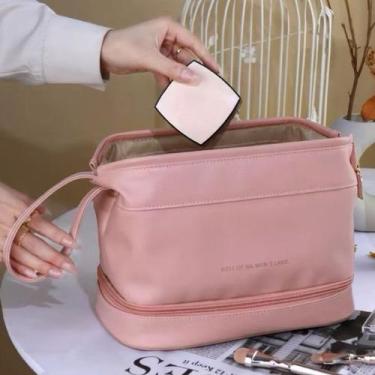 Imagem de Bolsa Necessaire Super Espaçosa Maquiagem Portátil Para Viagem - oem, 