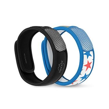 Imagem de PARA'KITO Pulseiras repelentes de mosquitos + pacote de pastilhas de recarga | com óleo de hortelã-pimenta, óleos essenciais | Acessórios de caminhada e acampamento | Sem parabenos, sem DEET - 2