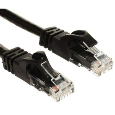 Imagem de iMBAPrice – Cabo de rede moldado Cat6e, Preto, 14 Ft