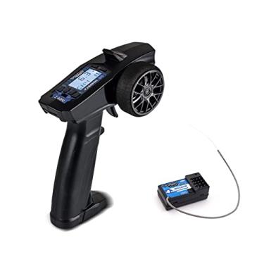 Imagem de havcybin Turbo Racing P32 91803G-C 2.4G 4Ch Rc Remoto E Controlador De Receptor Display Lcd Com Transmissor De Rádio À Prova D'Água Para Barco De Carro Rc (91803-C)