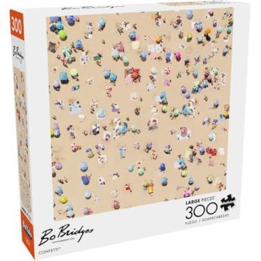 Imagem de Buffalo Games - Bo Bridges - Confetes - Quebra-cabeça de 300 peças grandes
