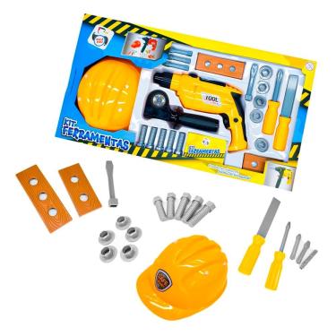 Imagem de Kit Ferramentas De Brinquedo Super Construtor Premium