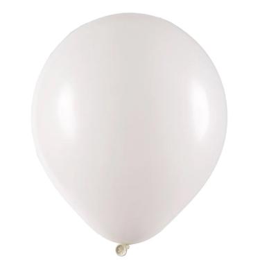 Imagem de Balão De Látex Branco - 8 Polegadas - 50 Unidades