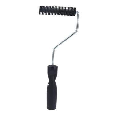 Imagem de IEUDNS Rolo de fibra de vidro, ferramenta de remoção de bolhas, manual, rolo de bolhas portátil multiuso para banheira, chuveiro, barco, reparo, casa, ao ar, Cabeça 28mmx125mm