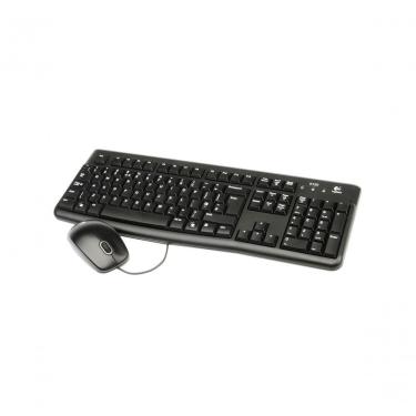 Imagem de Teclado E Mouse Logitech Mk120 Usb Preto Com Fio