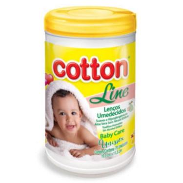 Imagem de Kit 6 Lenços Umedecidos Baby Care Unissex Aloe Vera - 70 uni - Cotton