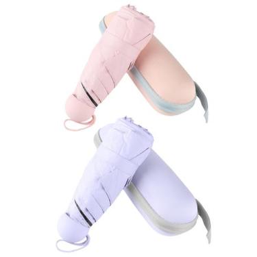 Imagem de Guarda-chuva BAODINI Travel Mini UV Protection UPF 50+ para mulheres