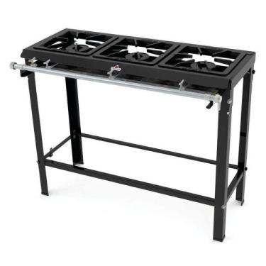 Imagem de Fogão a Gás Progás 3 Queimadores Baixa Pressão PMS-300