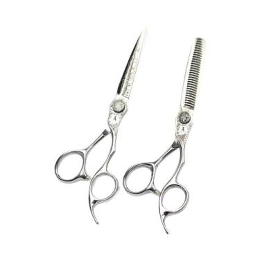 Imagem de Tesoura Profissional De Cabeleireiro 6 VG-10 Fnlune Para Salão E Barbe
