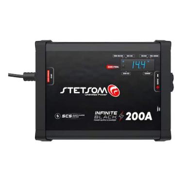 Imagem de Fonte Carregador Bateria Bivolt 200a stetsom Infinite Black