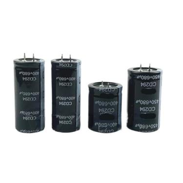 Imagem de (1 peça) CD294 680uF400V680UF Capacitor 450V680UF 30 * 50 35 * 40 * 55 * 60 * 70 mm Capacitor eletrolítico (30X50MM-400V680UF)