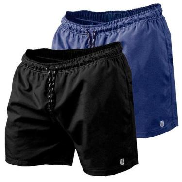 Imagem de Kit 2 Short Masculino Tactel Piscina Praia Bermuda de Academia Masculi