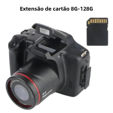 Imagem de Câmera SLR Portátil 1080P HD 16.0 Megapixels 2.4" LCD Zoom Digital USB