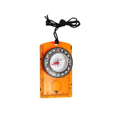 Imagem de Bússola avançada para caminhadas, acampamento e mochila (laranja)