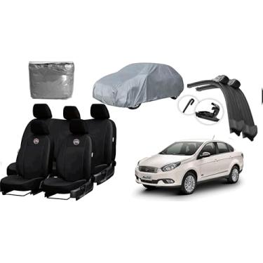 Imagem de Capa de couro +Capa de cobrir + Limpador de para - brisa -Fiat Grand siena 12-21