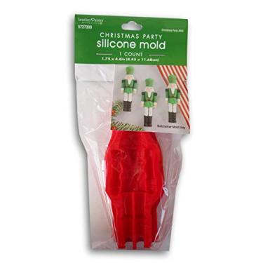 Imagem de Mini molde de silicone de quebra-nozes de Natal para doces, chocolate - 4,75 x 4,6 polegadas