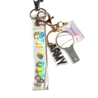 Imagem de KPOPIRUDA Chaveiro para conjunto B-TS (2 peças) chaveiro de bomba do exército e chaveiro com nome Bangtanboys Mercadoria de presente do exército, Suga(ko), P