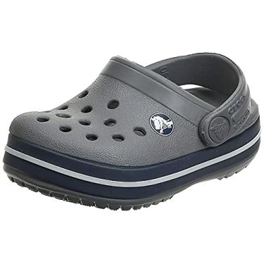 Imagem de Sandália, Crocs, Crocband Kids, Smoke/Navy, 22/23, Criança Unissex