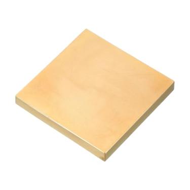 Imagem de PATIKIL Cabeça de carimbo de lacre de cera em branco de 4 cm, cabeças de carimbo de cera de vedação de latão quadrado para fazer cartões faça você mesmo, selagem de envelopes, artesanato de convites