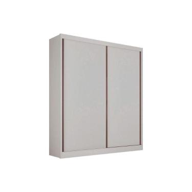 Imagem de Guarda Roupa Solteiro 2 Portas De Correr E 3 Gavetas Virtus/toledo Neve - Novo Horizonte