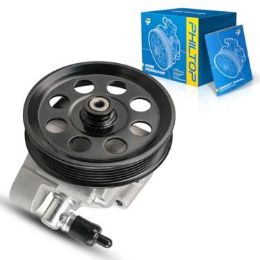 Imagem de PHILTOP Bomba de direção hidráulica 965205 com polia, adequada para 2011-2014 F-150 6.2L, substitui OE 7696955159, 7120192, BL3Z3A696A, BL3V3A696AA, 96-5205, 965205