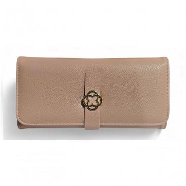 Imagem de Carteira Feminina De Mão Divisória Com Ziper Chris Helena Rose