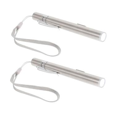 Imagem de Mobestech 2 conjuntos de lanternas médicas recarregáveis, caneta de LED para exame oral, lâmpada de pupila para médicos, bolso compacto para profissionais médicos