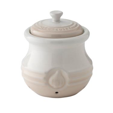 Imagem de Pote para Alho Branco Meringue Le Creuset